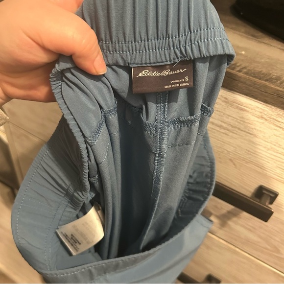Eddie Bauer Womens Escapelite Jogger Pants Size S Lightweight Blue/Grey - Picture 5 of 6